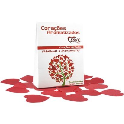 Caixa Corações Perfumados com essências afrodisíacas