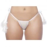 Fio Dental Pompom Pimenta Sexy confeccionado em tully