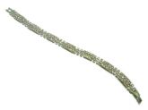 PULSEIRA CROMADA DE STRASS
