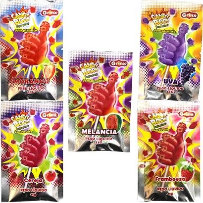 Pirulito Candy Boom deliciosa sensação